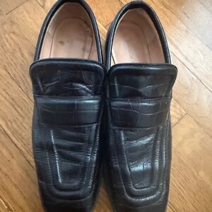 Bottega Veneta Black Leather Flats